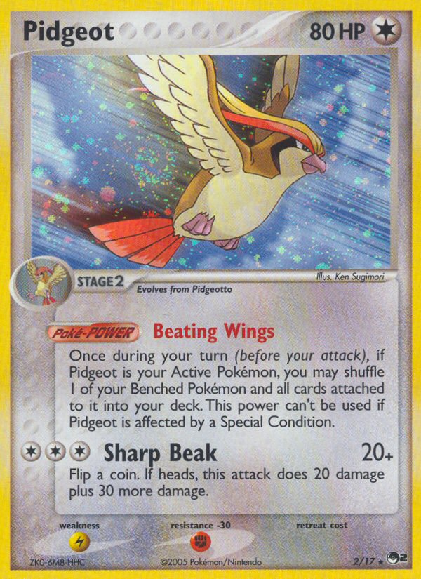 POP Series 2 Holo Pidgeot #2
